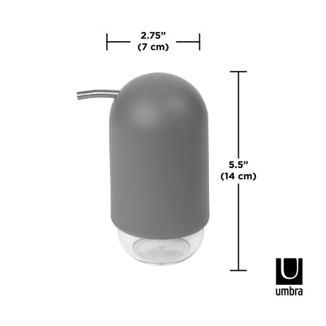 DISPENSADOR POLIPROPILENO GRIS UMBRA TOUCH