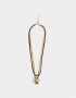 Collares Cortos Metal diferenciado Collar Corto Con Dije De Botella - Dorado Burnish Gold