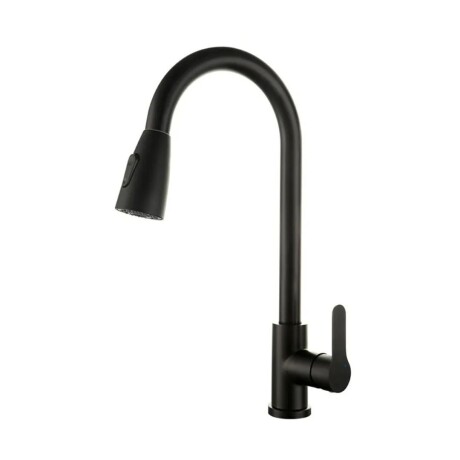 Canilla Monocomando Extensible Cocina Manguera Retráctil Negro Canilla Monocomando Extensible Cocina Manguera Retráctil Negro