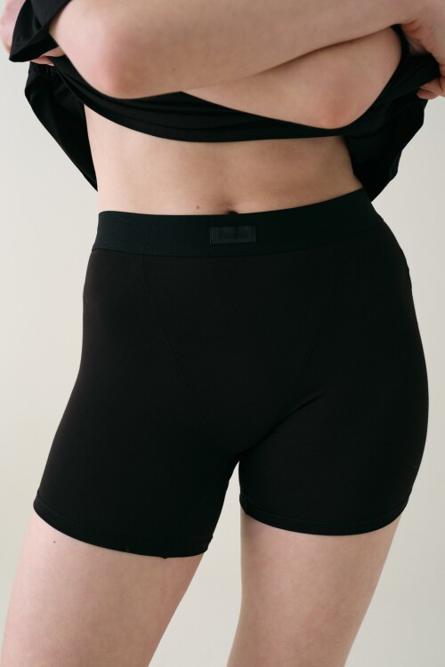 Short Boxer Viscosa Negro