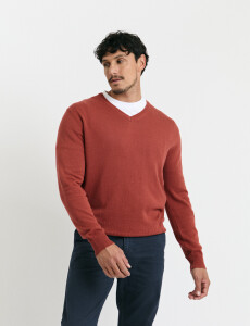 470313 SWEATER V HARRINGTON URBAN Naraja Melange