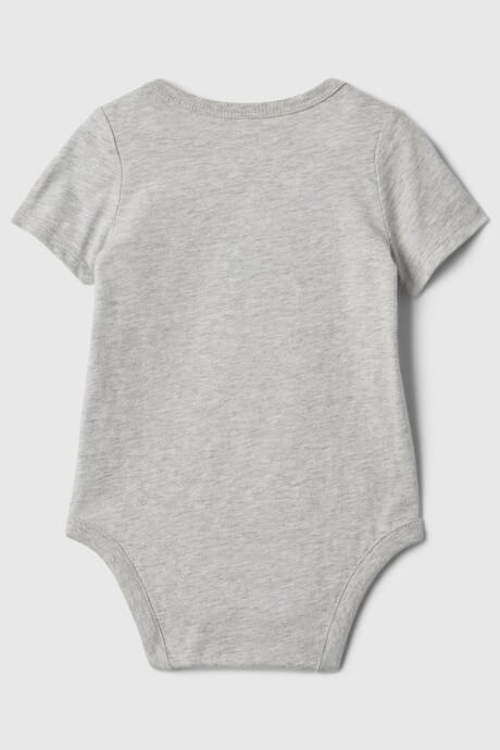 Body Logo Gap Bebè Light Heather Grey