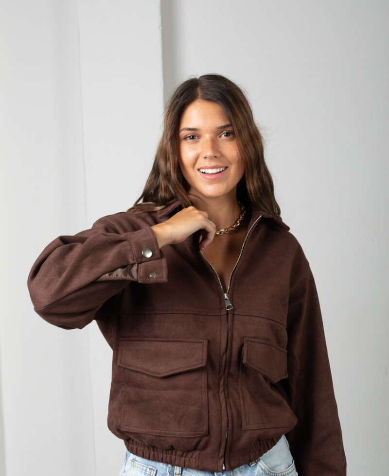 Campera Luciana chocolate