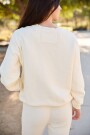 Colorado Mountain Crewneck Beige