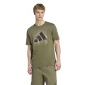 Remera de Hombre Adidas Nt Logo Verde Oliva