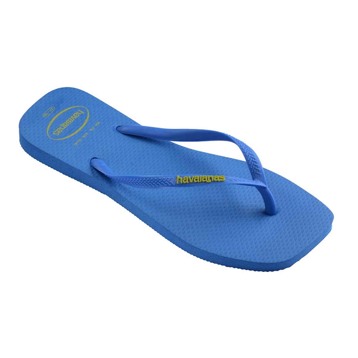 Sandalias Havaianas Slim Square Logo Pop Up Mujer - Lieno De Colores 