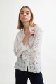 Camisa en broderie blanco