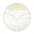 Tanga Colaless Ajustable De Encaje Trasero Blanco