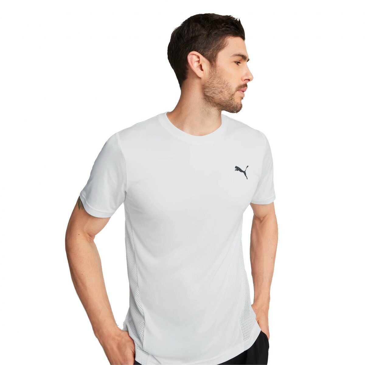 Remera de Hombre Puma Train All Day Tee - Blanco 