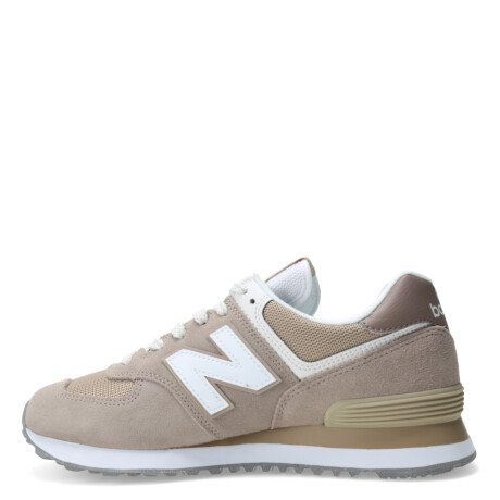 Championes de Hombre New Balance 574 Beige - Blanco