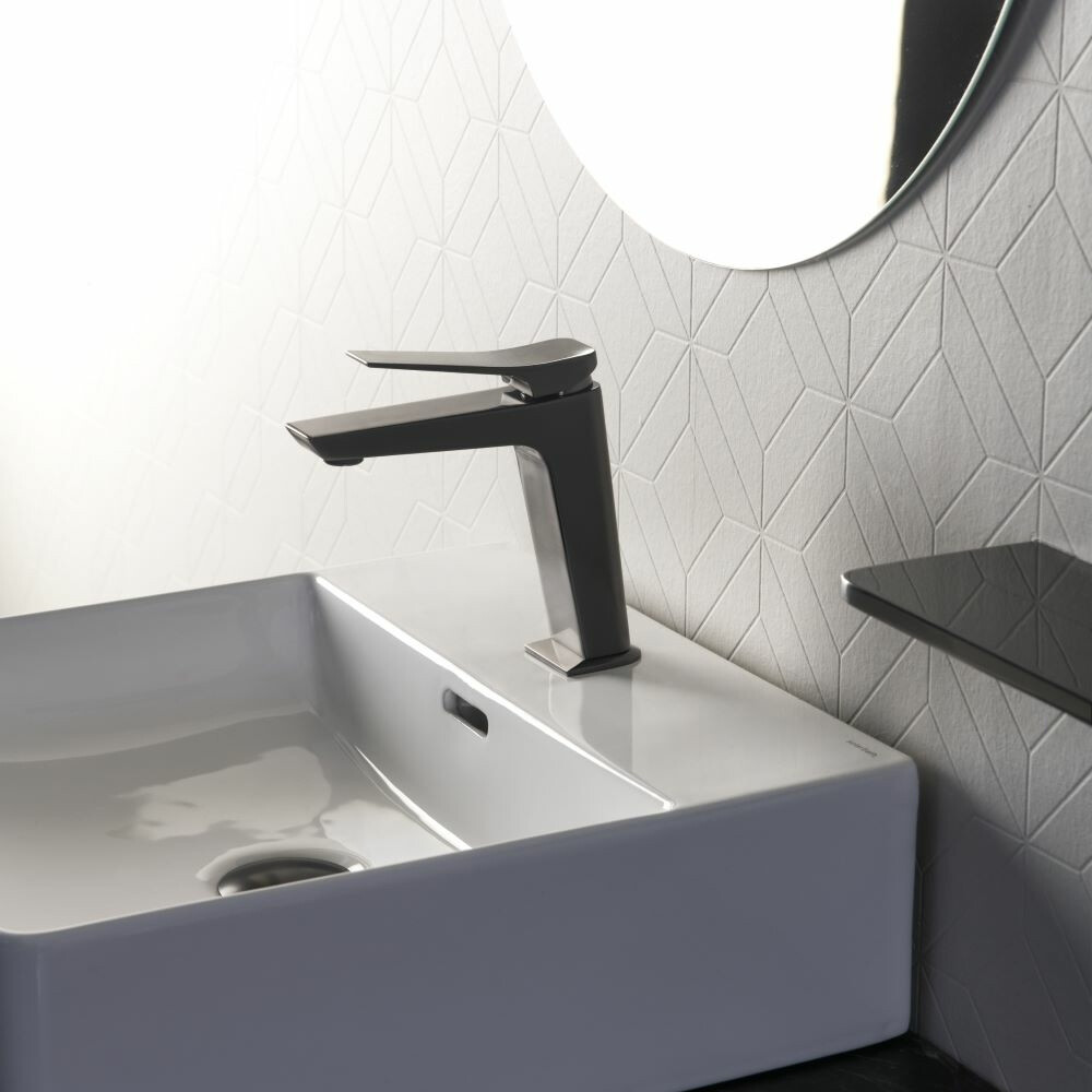 GRIFERIA PARA LAVATORIO MONOCOMANDO MODELO PRISMA COLOR GRAFITO RAMON SOLER Griferia Para Lavatorio Monocomando Modelo Prisma Color Grafito Ramon Soler