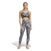 Calza Adidas Flower Optime Essentials Tie-Dye Gris