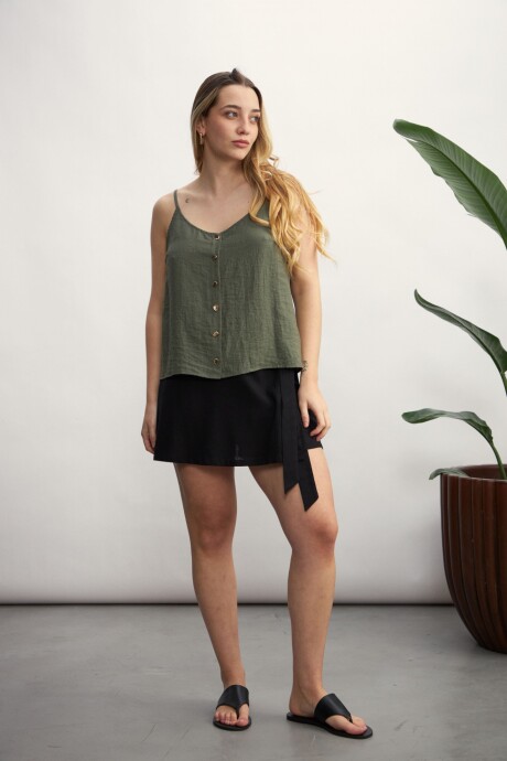 Short Pollera Felicia Negro