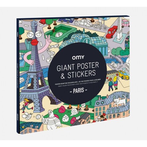 Poster para completar con stickers Paris