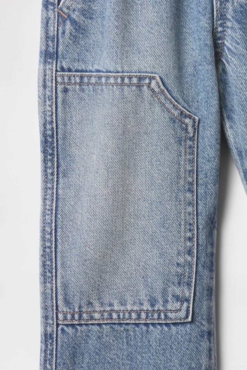 Jean Baggy Carpenter Toddler Niño Light Wash