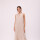 VESTIDO POLK LONG Beige