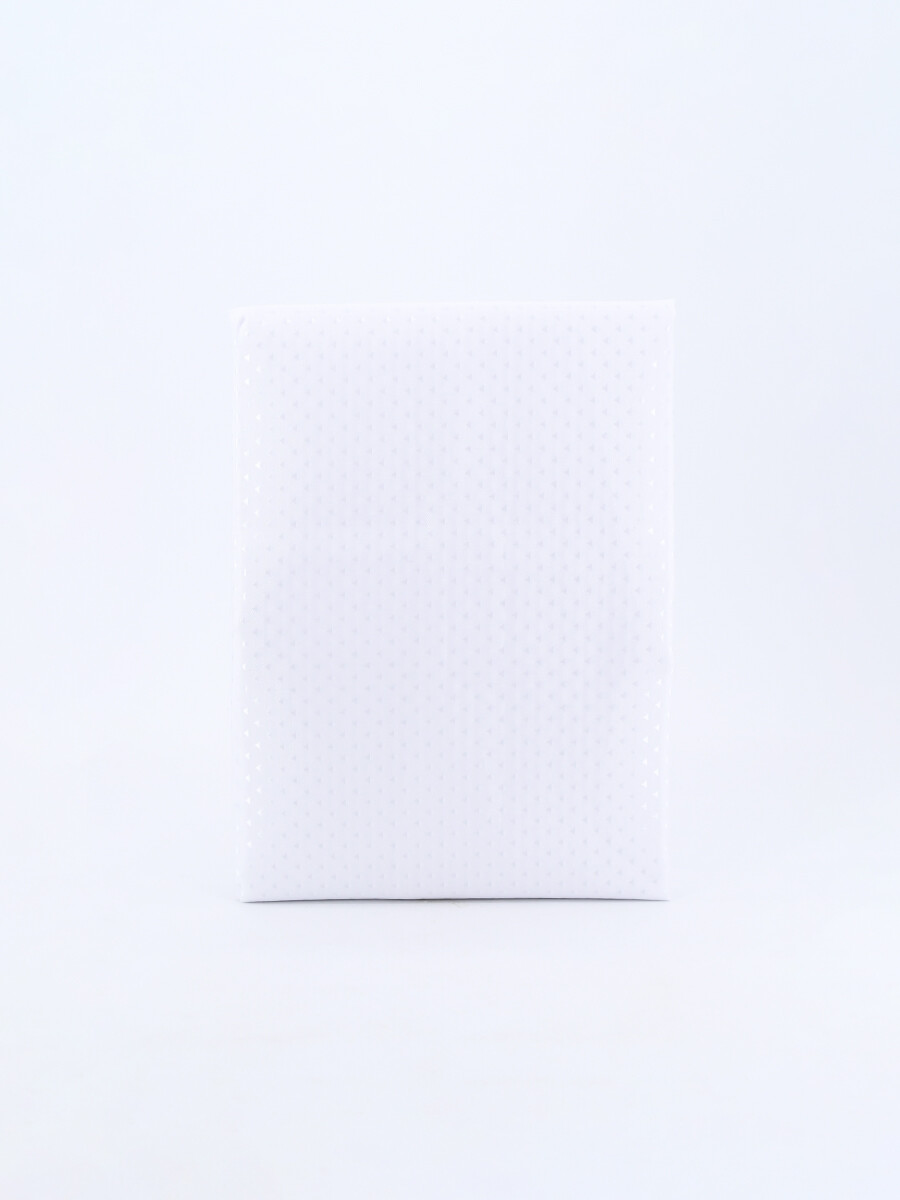 CORTINA POLYESTER DIAMANTE - BLANCO 
