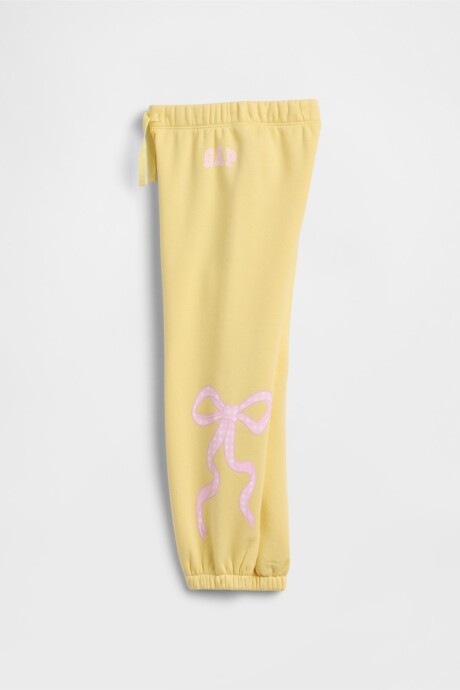 Pantalón Deportivo Logo Gap Toddler Niña Spring Yellow
