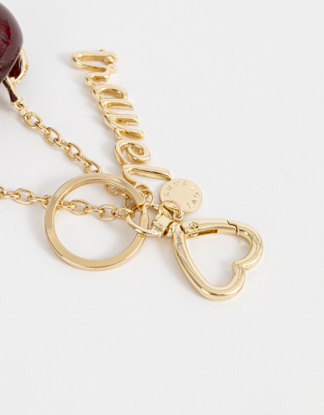 Llavero Metal Llavero Y Charm Mutidijes "girly Coffee Era" - Dorado