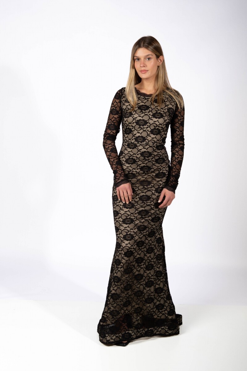 Vestido Adele Beige