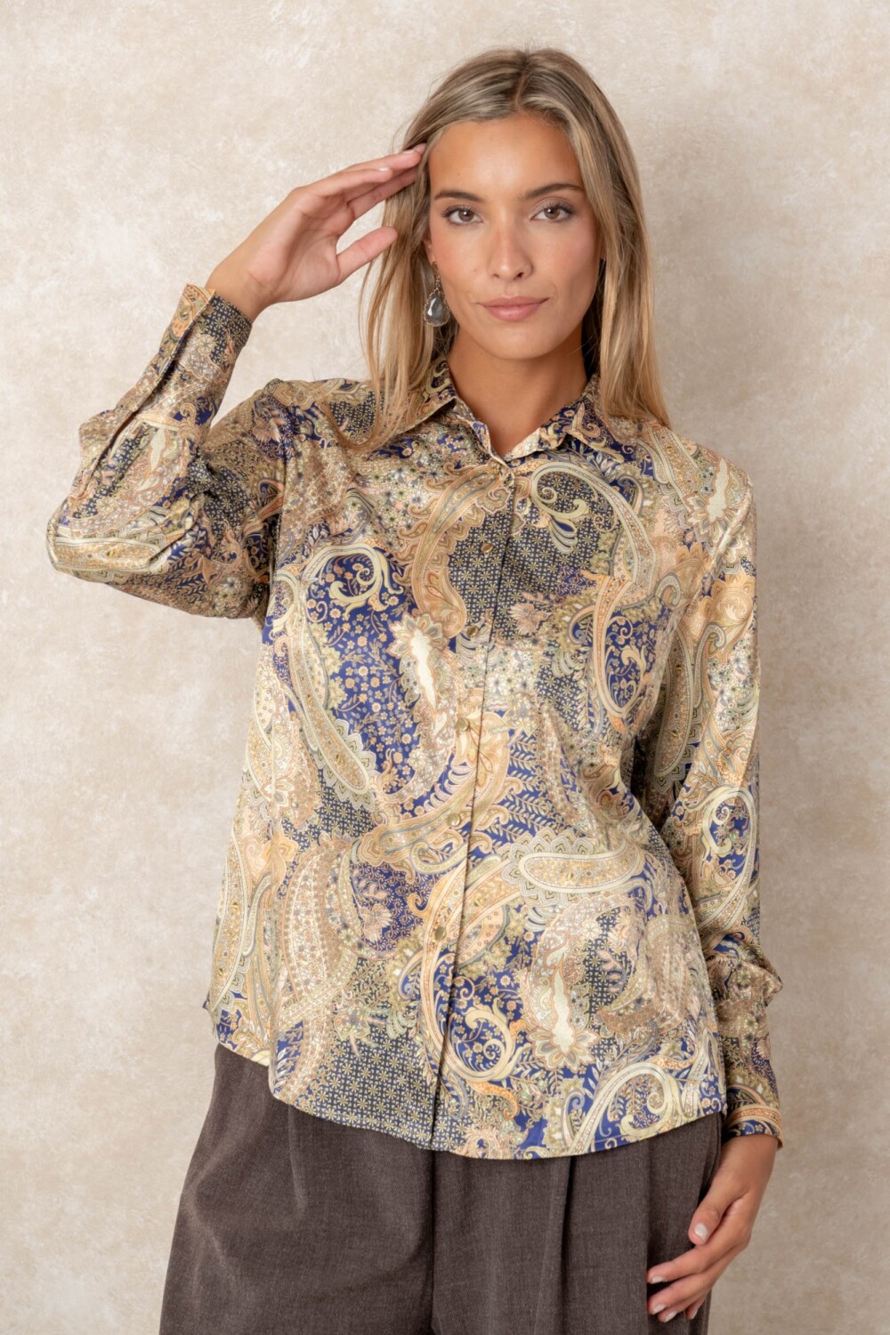 CAMISA KEIRA Mostaza