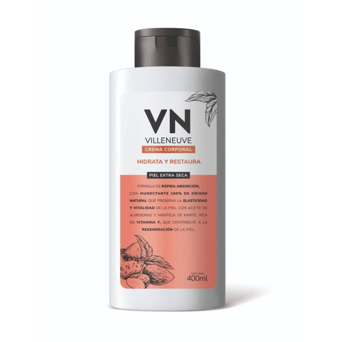 Vn Crema Corporal Hidrata y Restaura 400ml. 