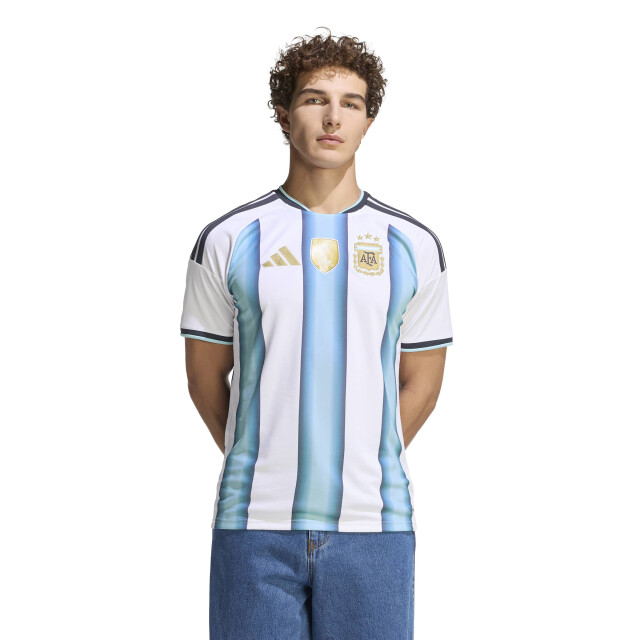 Camiseta de Hombre Adidas Argentina Afa Home Blanco - Celeste