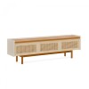 Rack de TV Dune Rattan 1.8 - Linea Manhattan Off White
