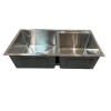 Pileta de cocina DREAM doble 82x45x21cm c/guarda objetos Pileta De Cocina Dream Doble 82x45x21cm C/guarda Objetos