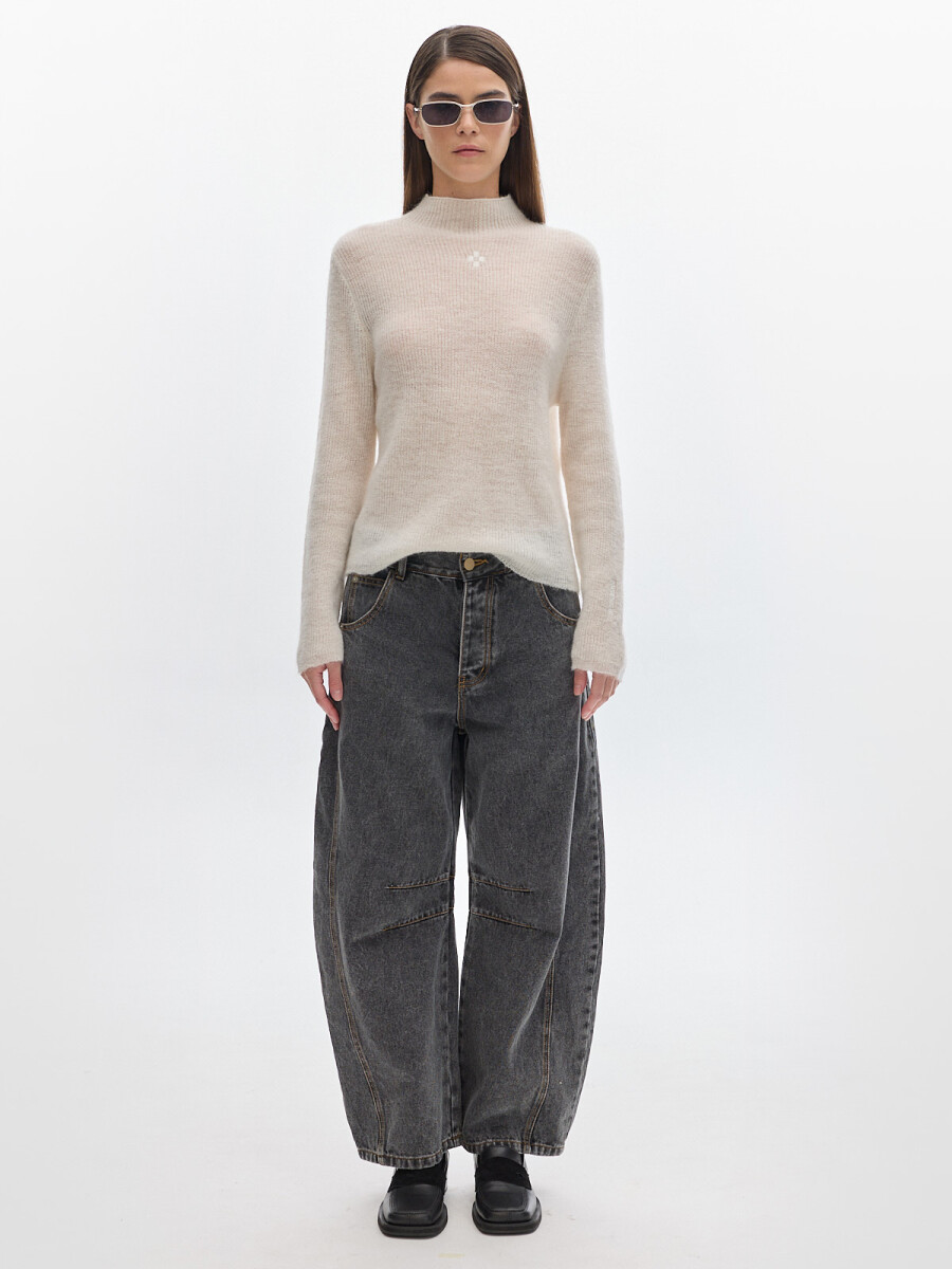 Polera Celine - Marfil 