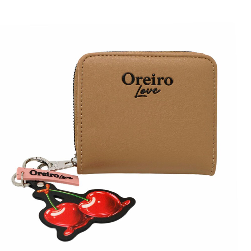 Billetera Las Oreiro Love Beige