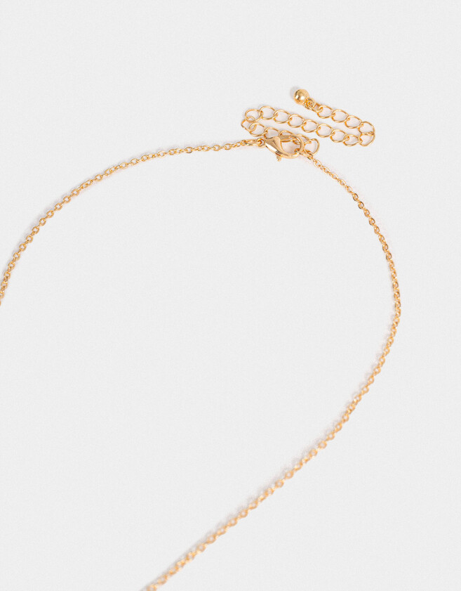 Cadena Corta con Dije Con corazón Cadena Corta Con Dije Corazón - Dorado