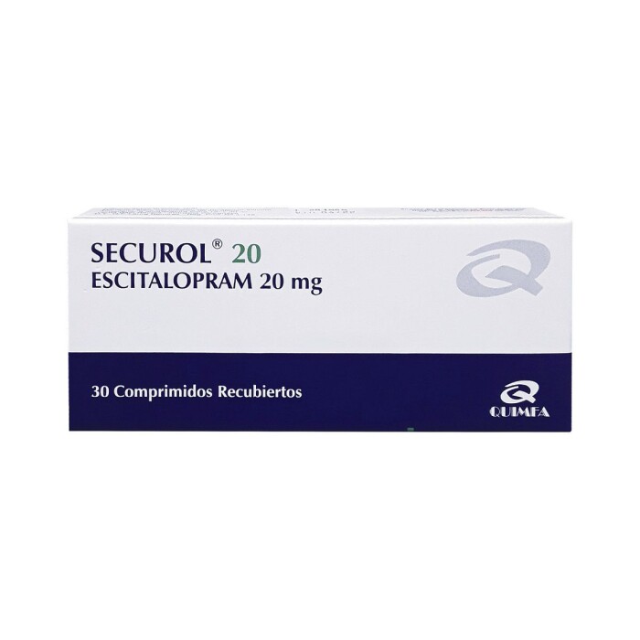 SECUROL 20 MG. CJ X 30 COMP. REC. única