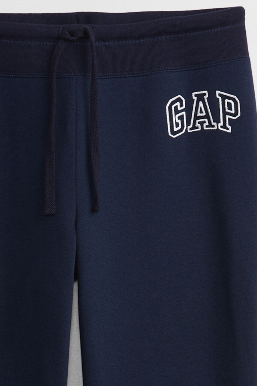 Pantalón Deportivo Logo Gap Sin Puño Mujer Navy Uniform
