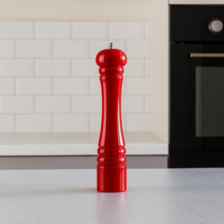 Molinillo Pimienta Madera Rojo 21 cm Ibili Molinillo Pimienta Madera Rojo 21 cm Ibili