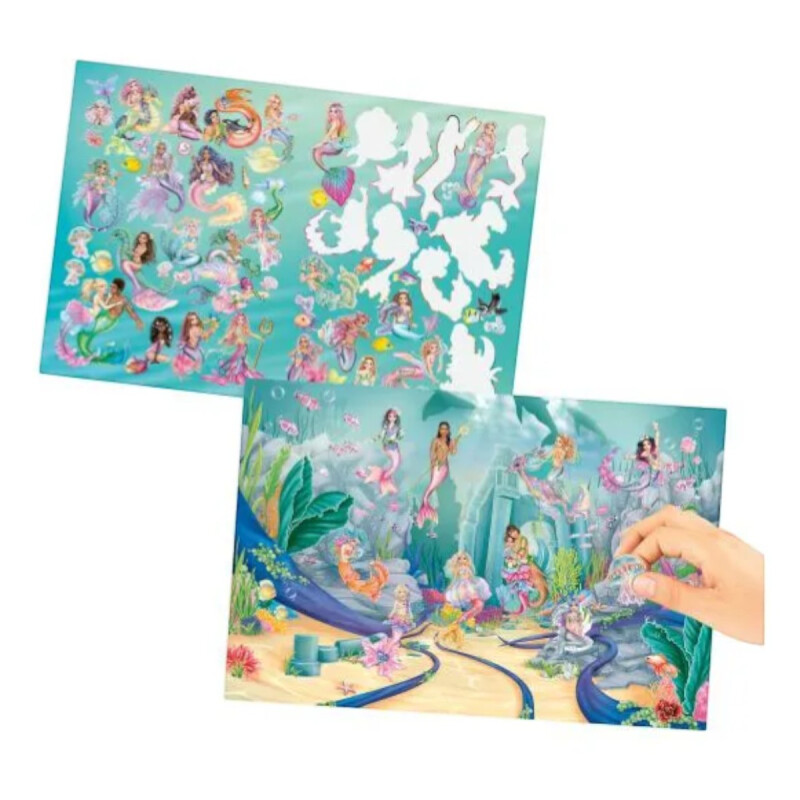Libro de Stickers Stickerworld Mermaid Top Model Libro de Stickers Stickerworld Mermaid Top Model