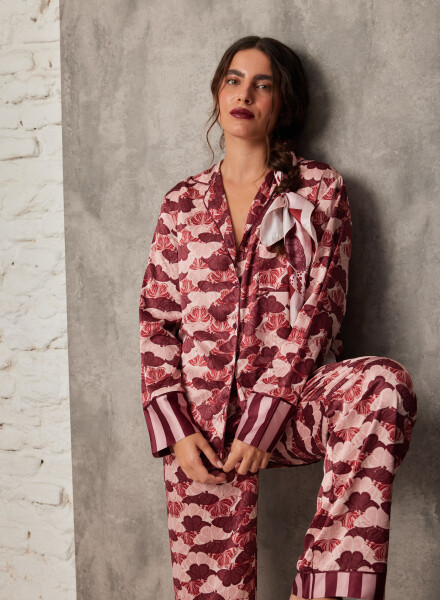 Pijama frida mariposas Rosa antique