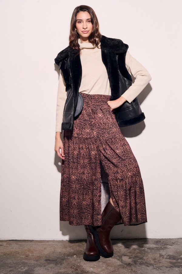 Falda Animal Print