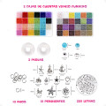 Juego de 35000 Cuentas de Vidrio Para Hacer Pulseras Juego de 35000 Cuentas de Vidrio Para Hacer Pulseras