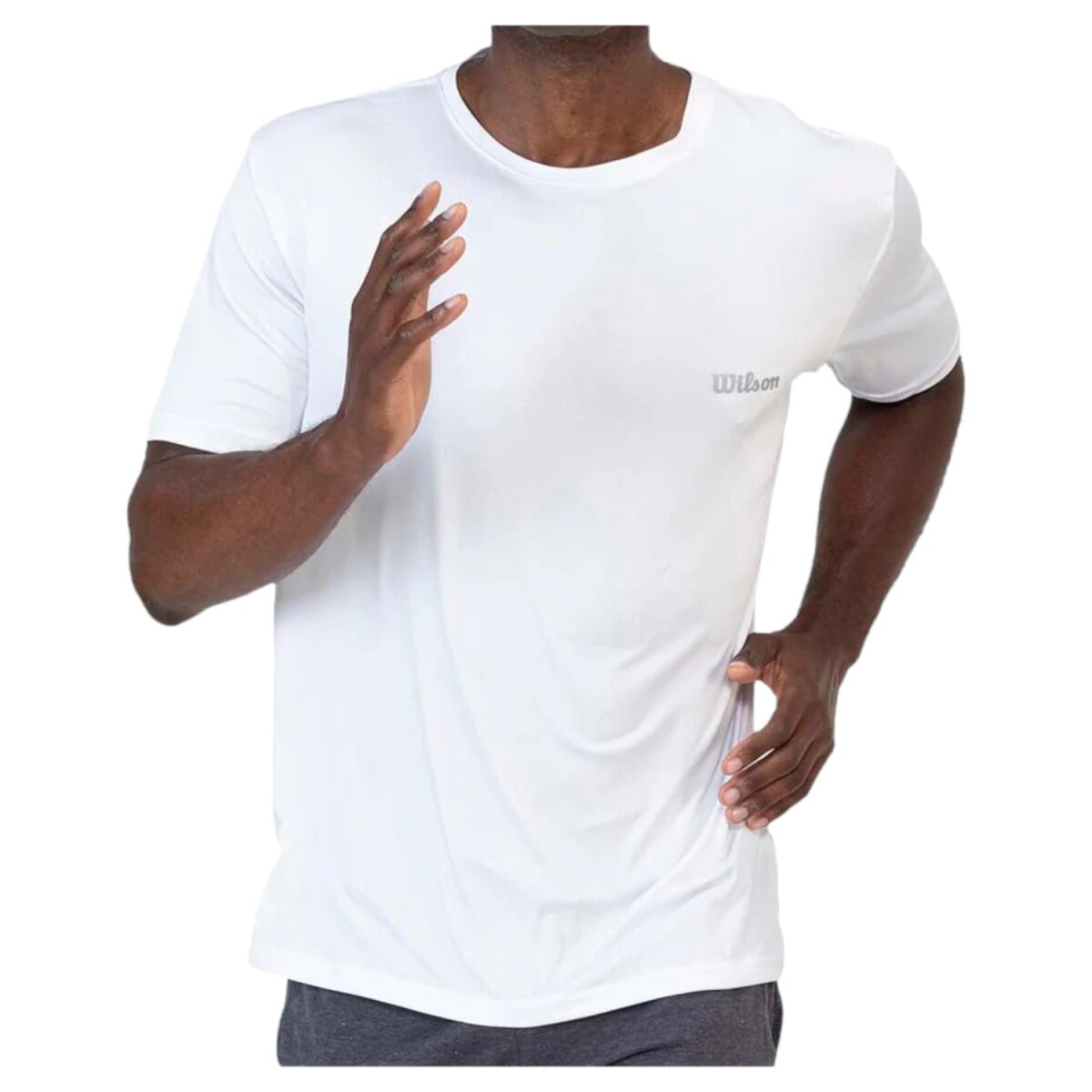 Remera Deportiva para Hombre Wilson Dry Ultra Light Blanca - Blanco 