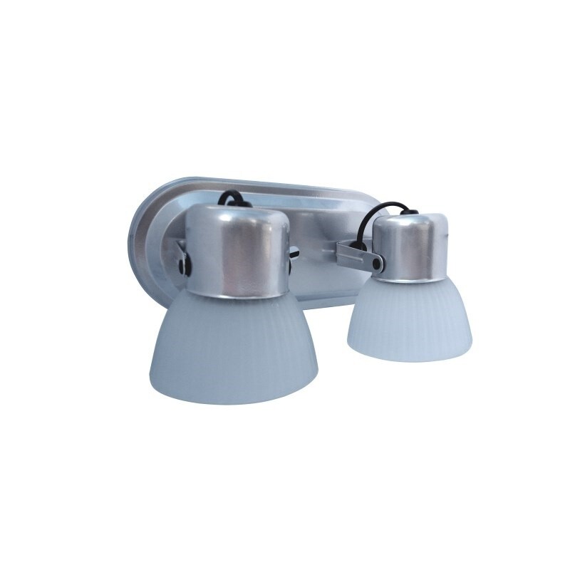 APLIQUE 2 LUCES BASE OVAL PLATA APLIQUE 2 LUCES BASE OVAL PLATA