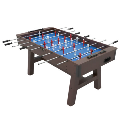 Futbolito Metegol De Madera C/accesorios Resistente Semipro Marrón