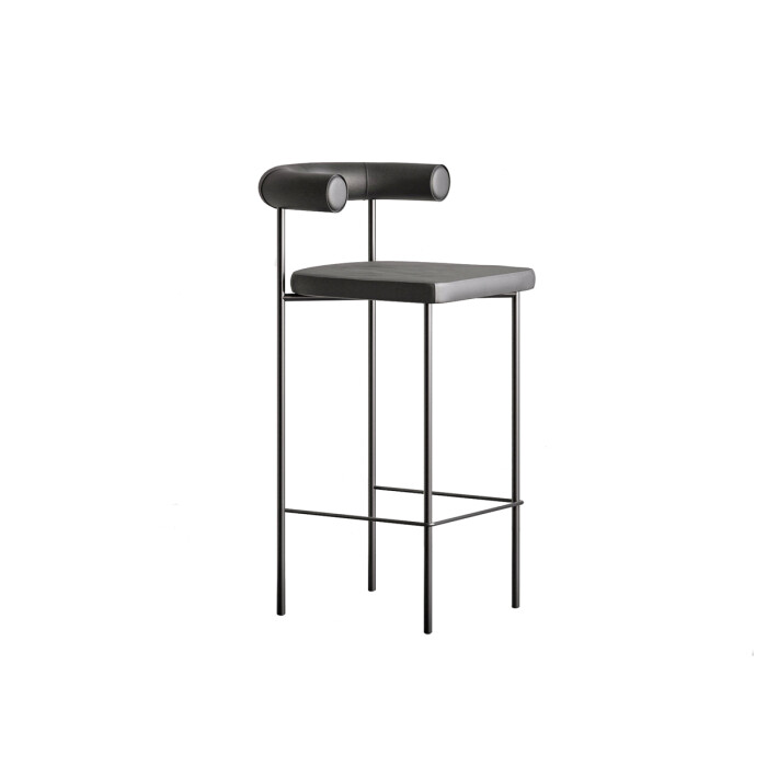 Banqueta Leather Negro