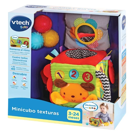 Minicubo Texturas Vtech 528222 Didáctico 001