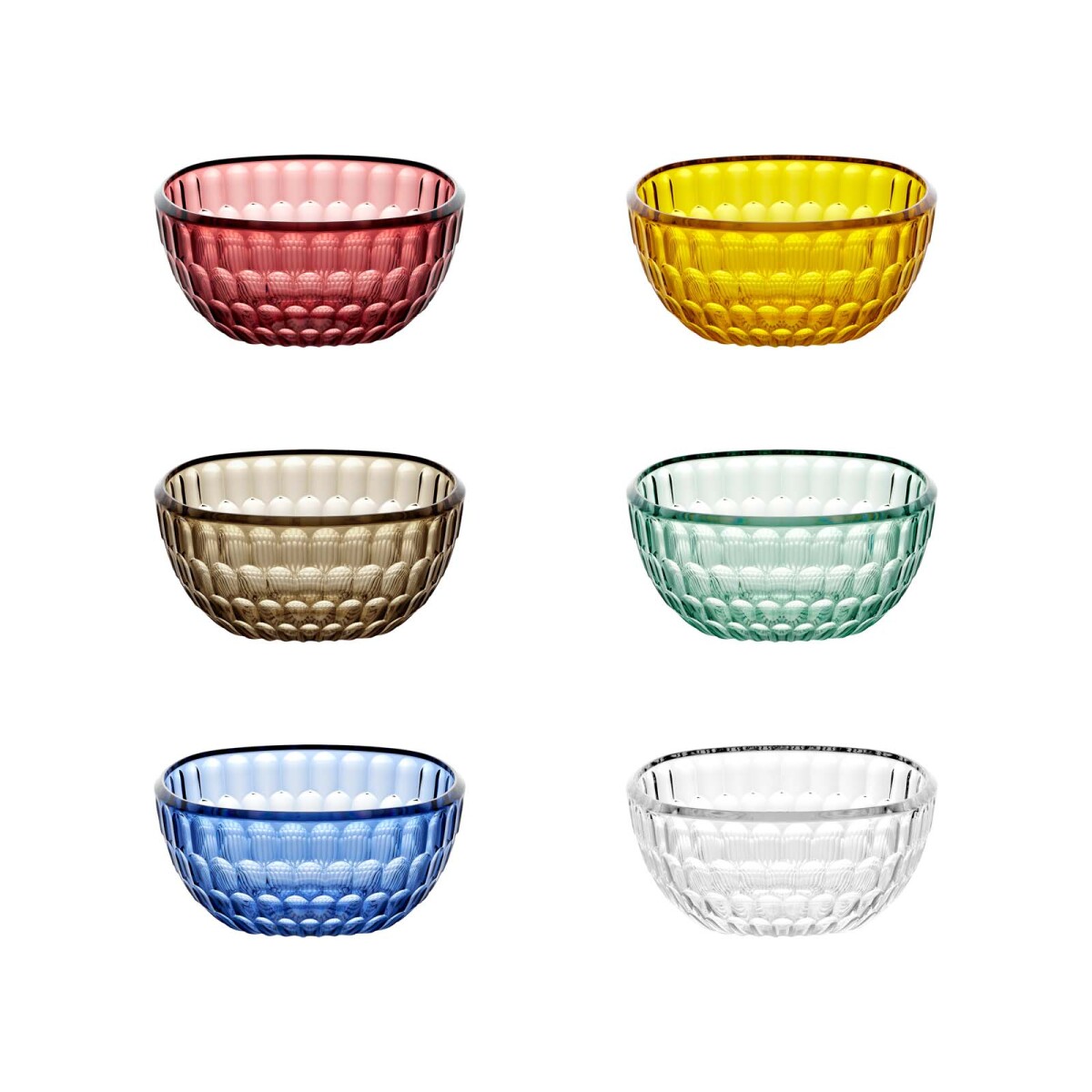 SET 6 BOWLS - PLASTICO-RECICLADO MULTICOLOR 129700 VANITY 