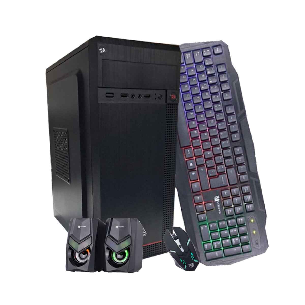 PC GAMER Reacond. Intel i3-10ªGEN. RAM 8GB. Disco Sólido 120GB + Disco Duro 500GB. GTX 1050 Ti 4GB. Win11 