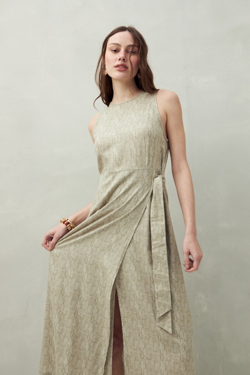 VESTIDO LAGARDE Hueso