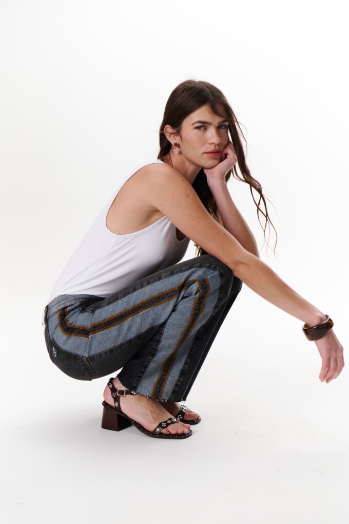 JEAN VERTICAL NEGRO