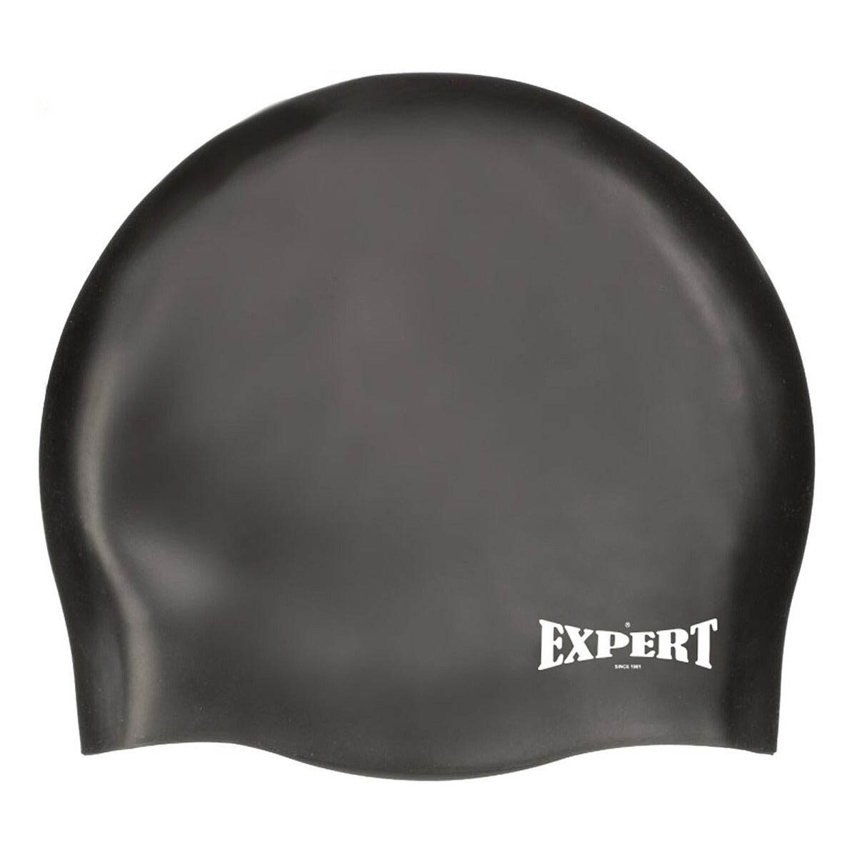 Gorra 100% Silicona Natación Piscina Niños Y Adultos - Negro 