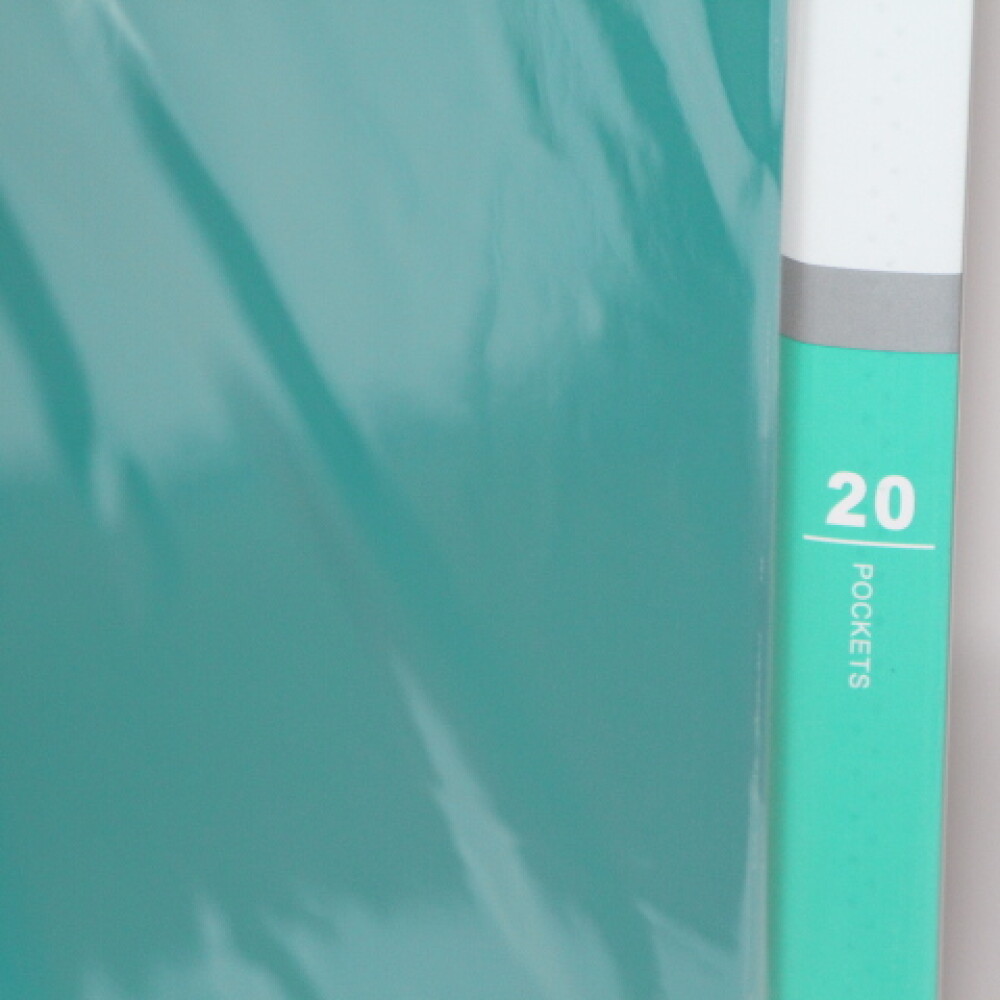 CARPETA YIL A4 CON 20 FUNDAS VERDE